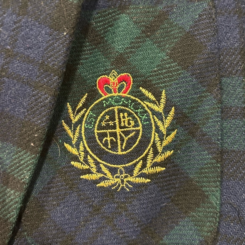 Vintage Herman Geist 70’s Wool Plaid Blazer - Picture 4 of 6